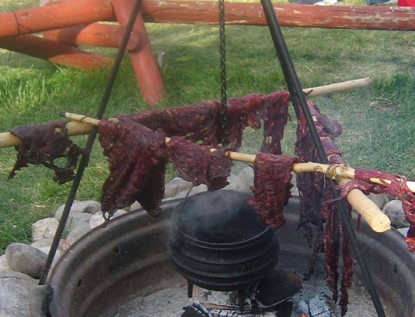 Preparing pemmican - 2007