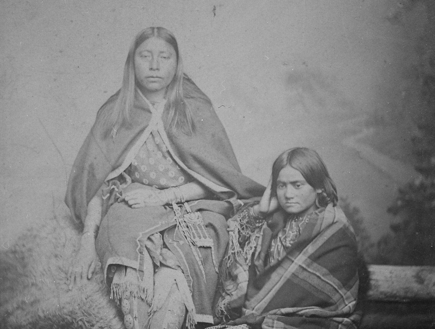 Comanche Girls - circa 1881