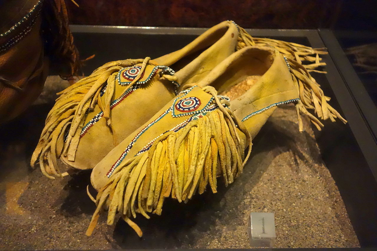Comanche Moccasins, 1880-1890