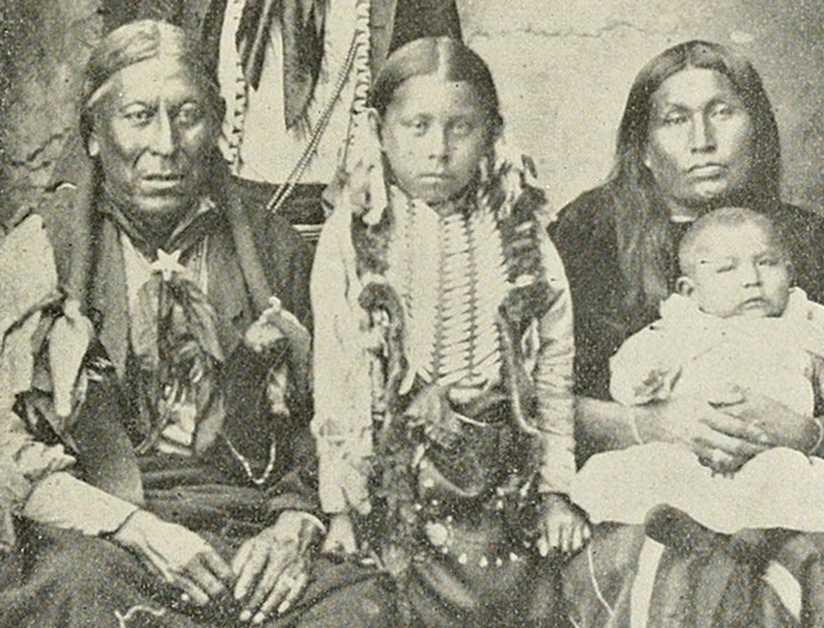 Comanche woman and children.