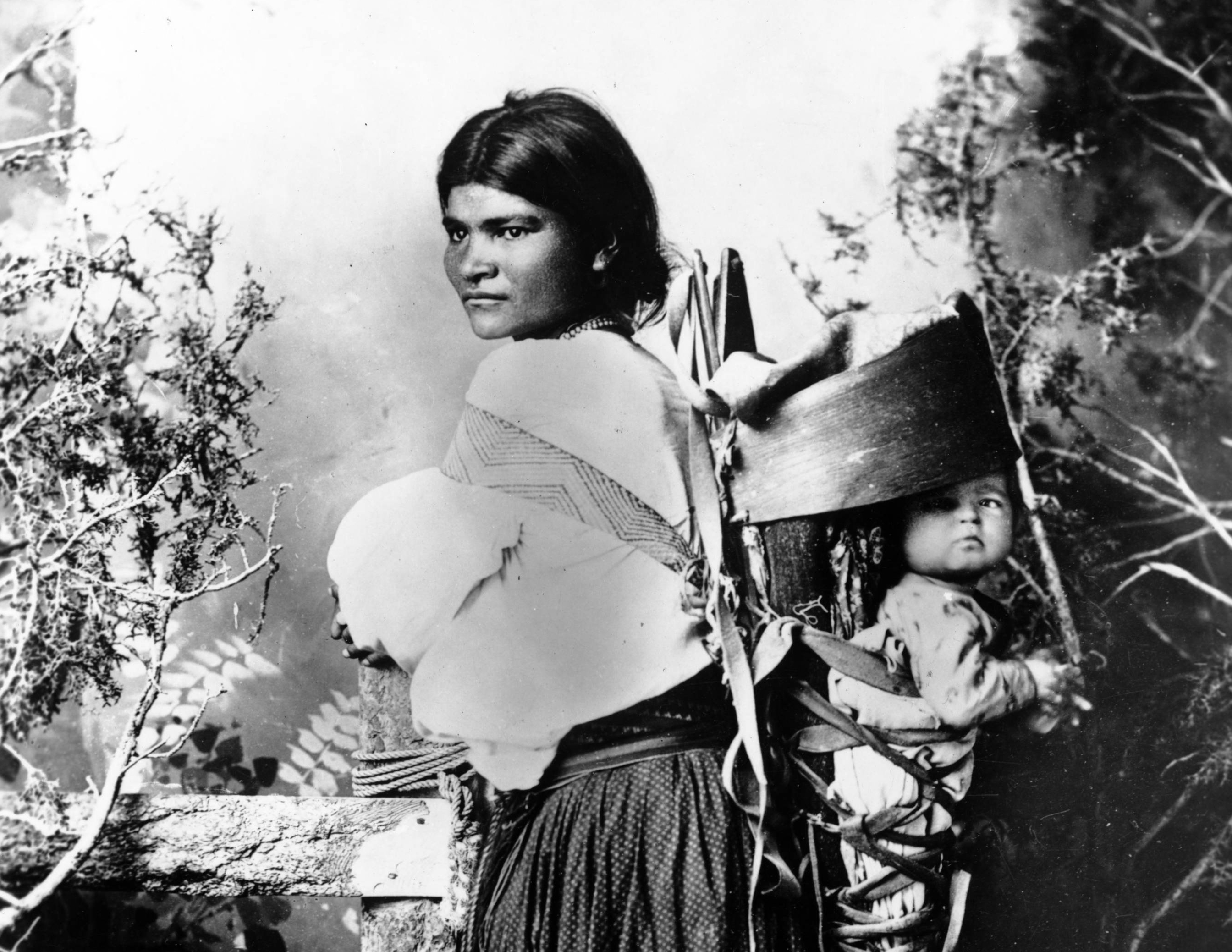 Navajo Woman & Child