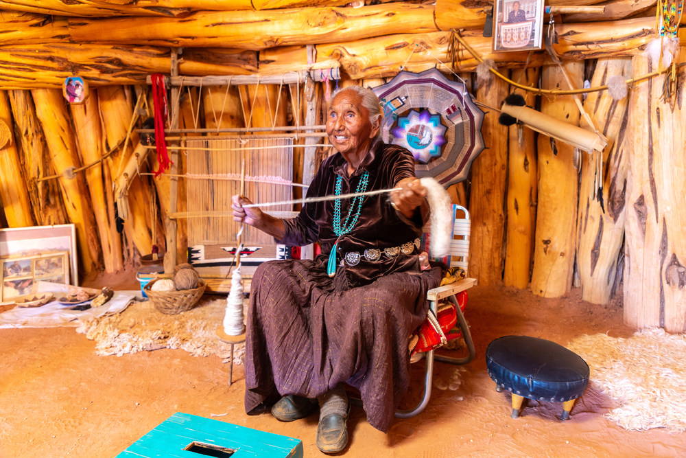 Old Navajo woman