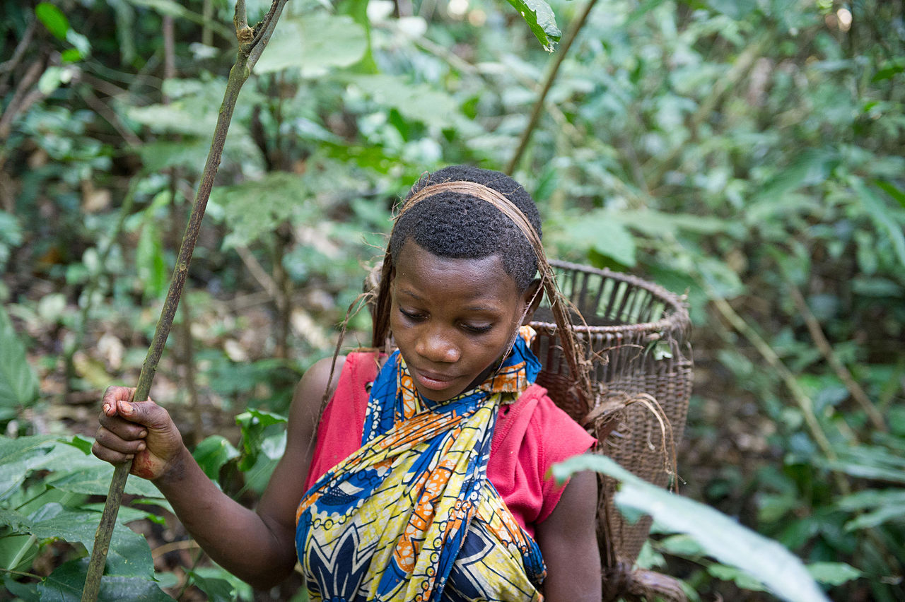 Baaka Woman During Hunting