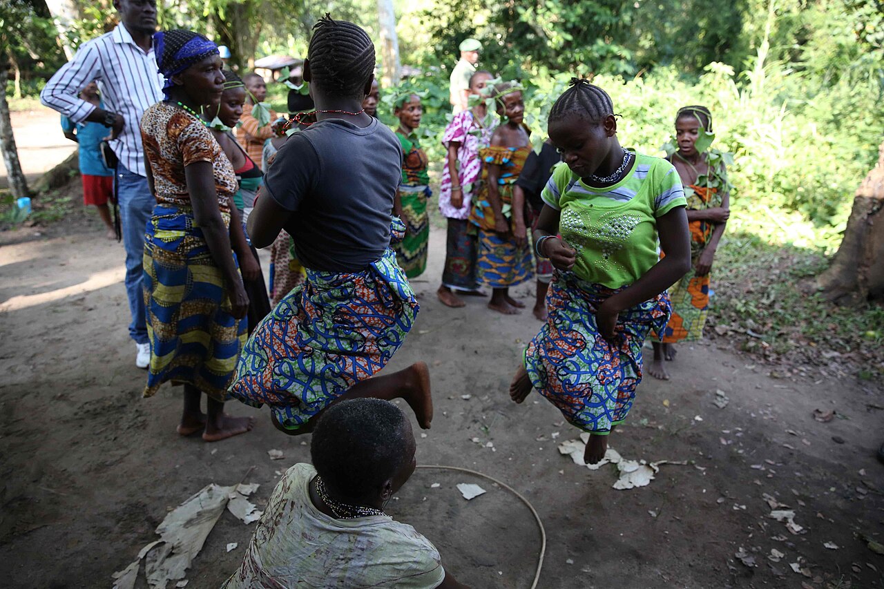 Pygmy women dance