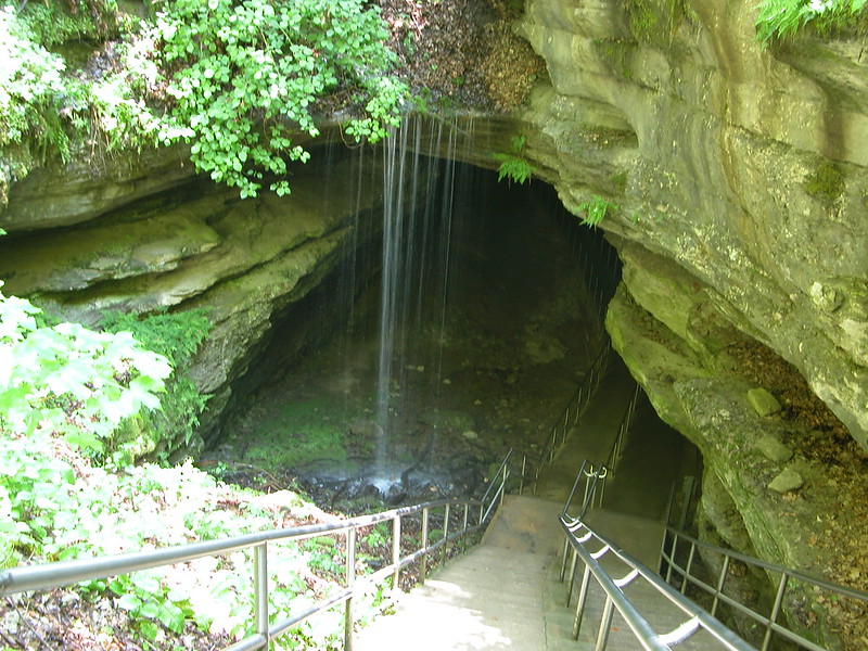 The entrance to Mammoth Cave at Mammoth Cave National Park