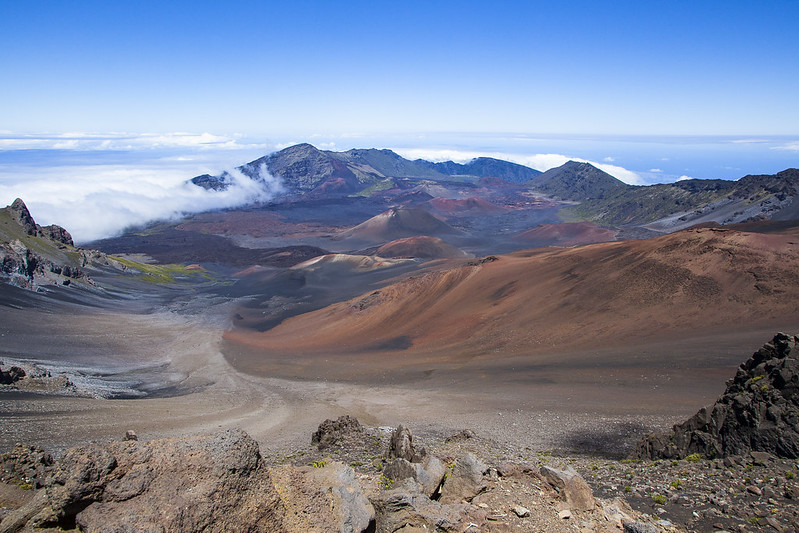 Haleakalā National Park located on the island of Maui in the state of Hawaii
