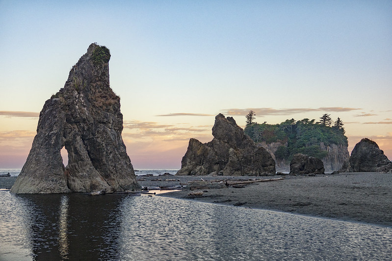 Ruby Beach at the Olympic National Park, Washington, USA