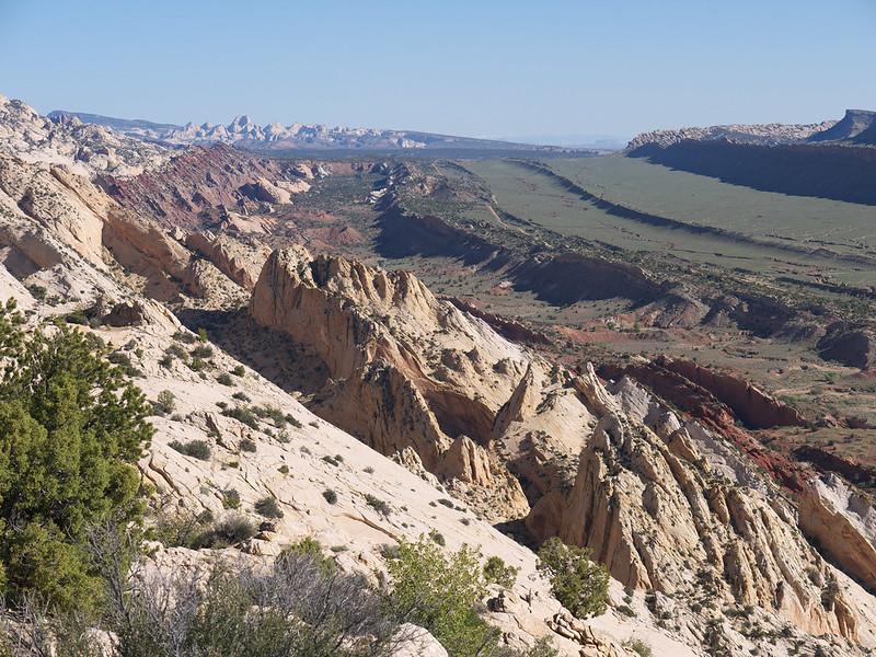 Strike Valley Overlook, Waterpocket Fold at the Capitol Reef National Park