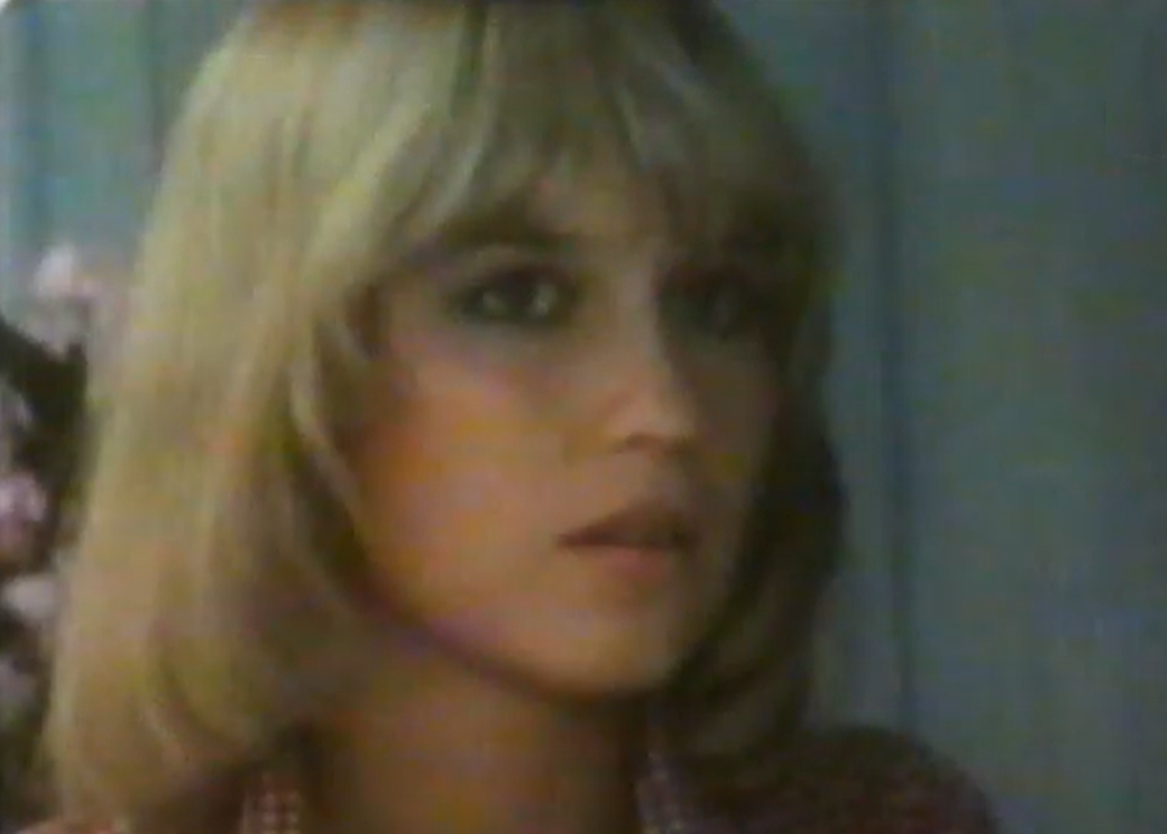 Screenshot of Susan Penhaligon as Juliane Koepcke looking at side - from Miracles Still Happen (1974)