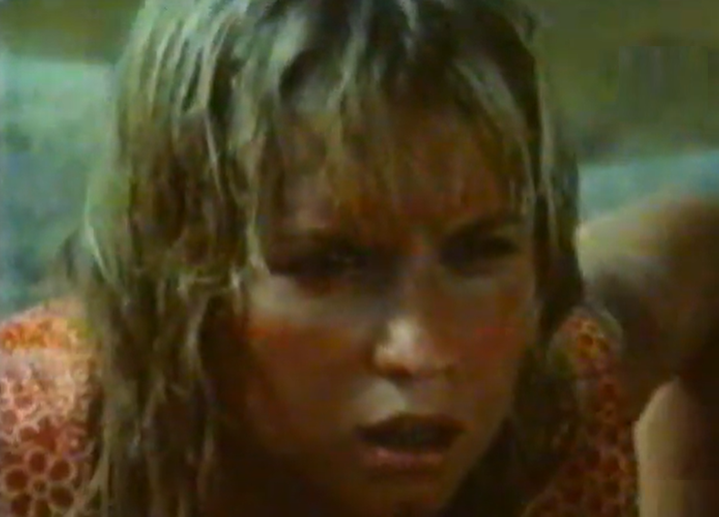 Screenshot of Susan Penhaligon as Juliane Koepcke looking at side - from Miracles Still Happen (1974)