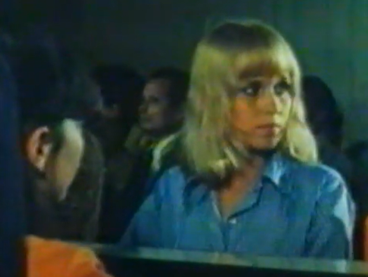 Screenshot of Susan Penhaligon as Juliane Koepcke looking at side - from Miracles Still Happen (1974)