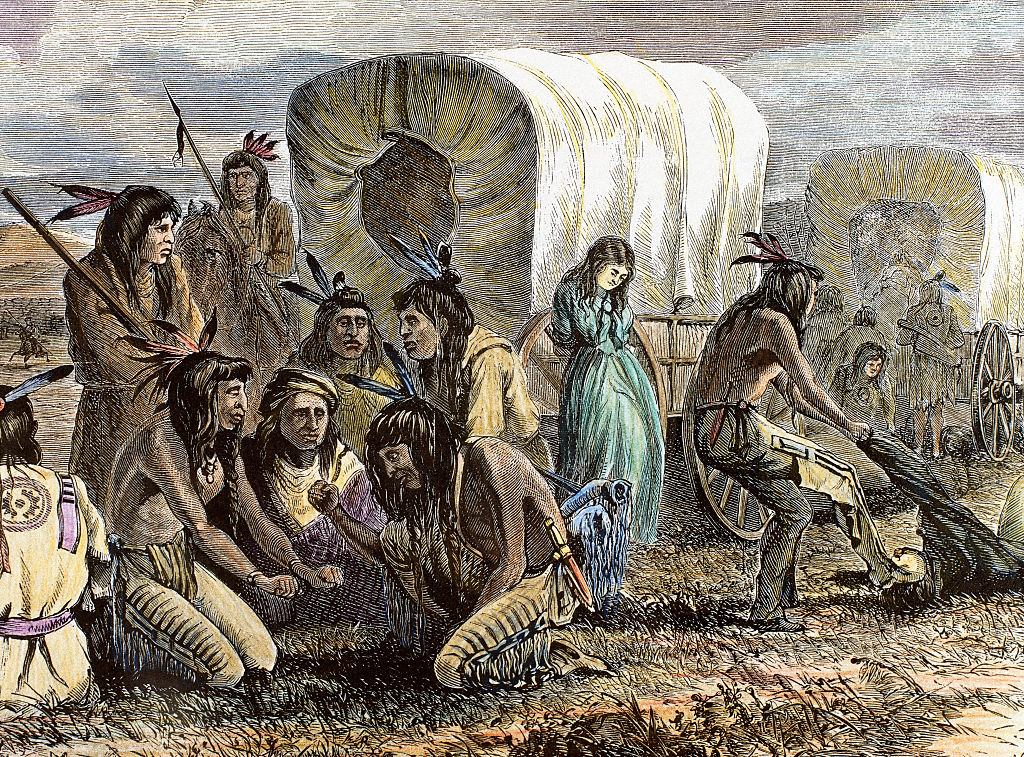 Cheyenne after raiding a caravan of settlers