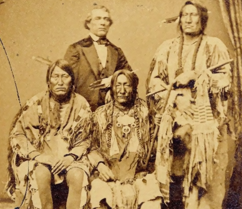 Cheyenne chiefs and an interpreter