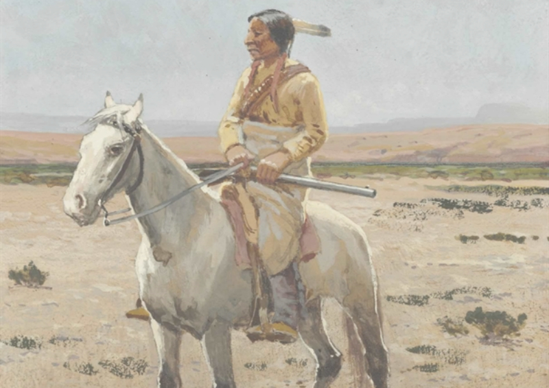 Cheyenne Scout By Henry Farny 1899