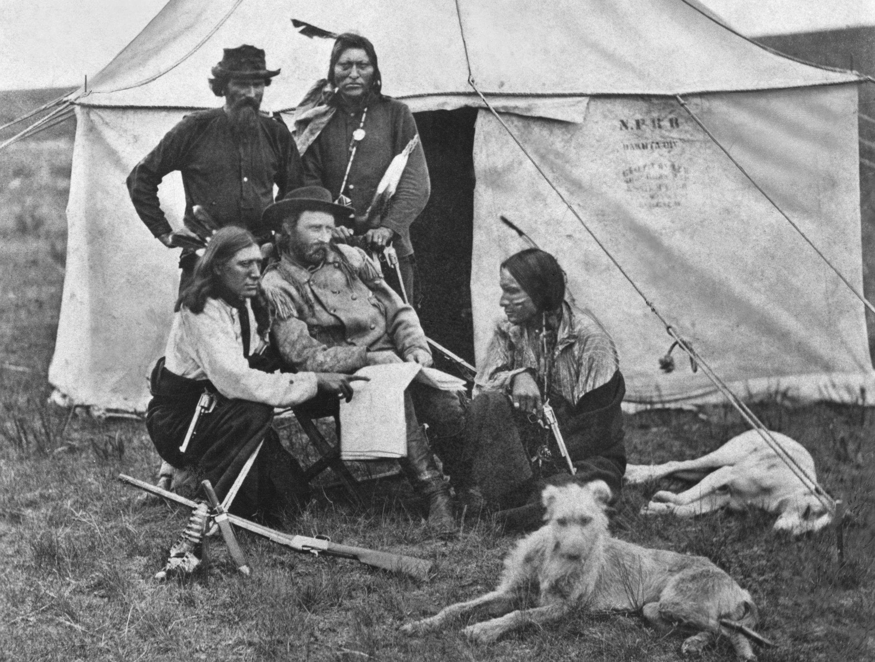 George Custer And Scout Members