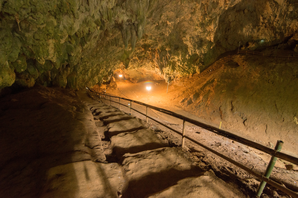 The entrance of the Tham Luang cave