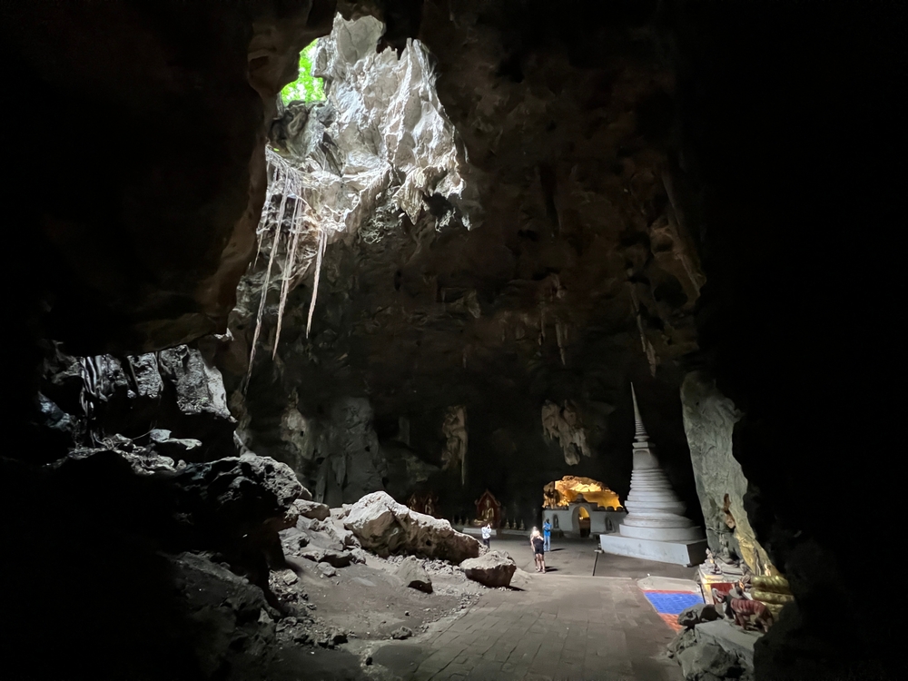 Khao Luang Cave, the famous attractions in Phetchaburi Thailand. - 2024