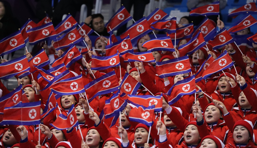 North Korea's cheering squad