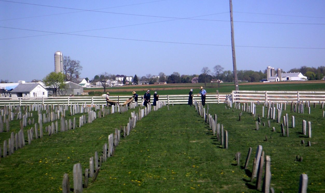 Amish cemetery
