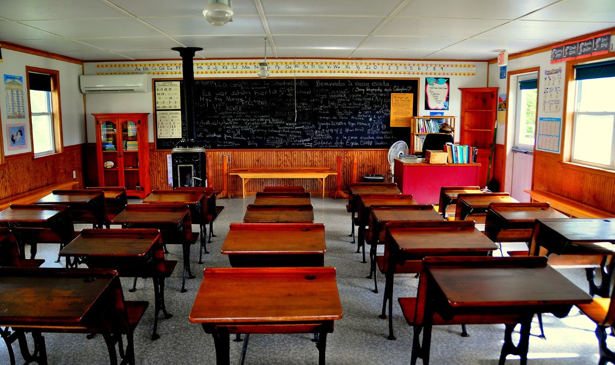 Amish school house at the Amish Farm