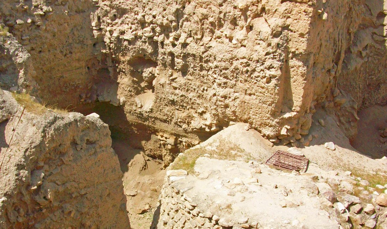 Excavated walls of Jericho