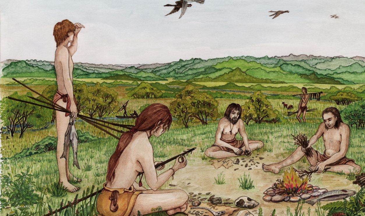 Mesolithic camp site