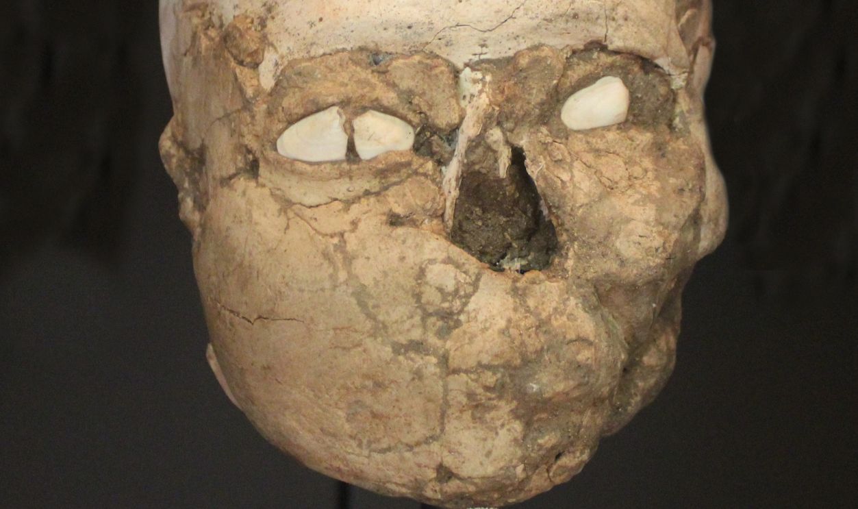 Plastered skull from Jericho