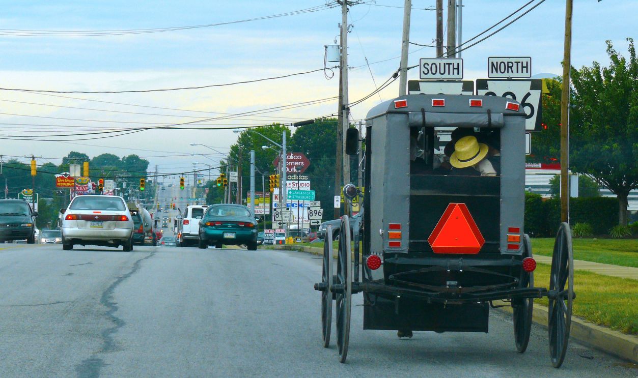 Traditional Amish buggy