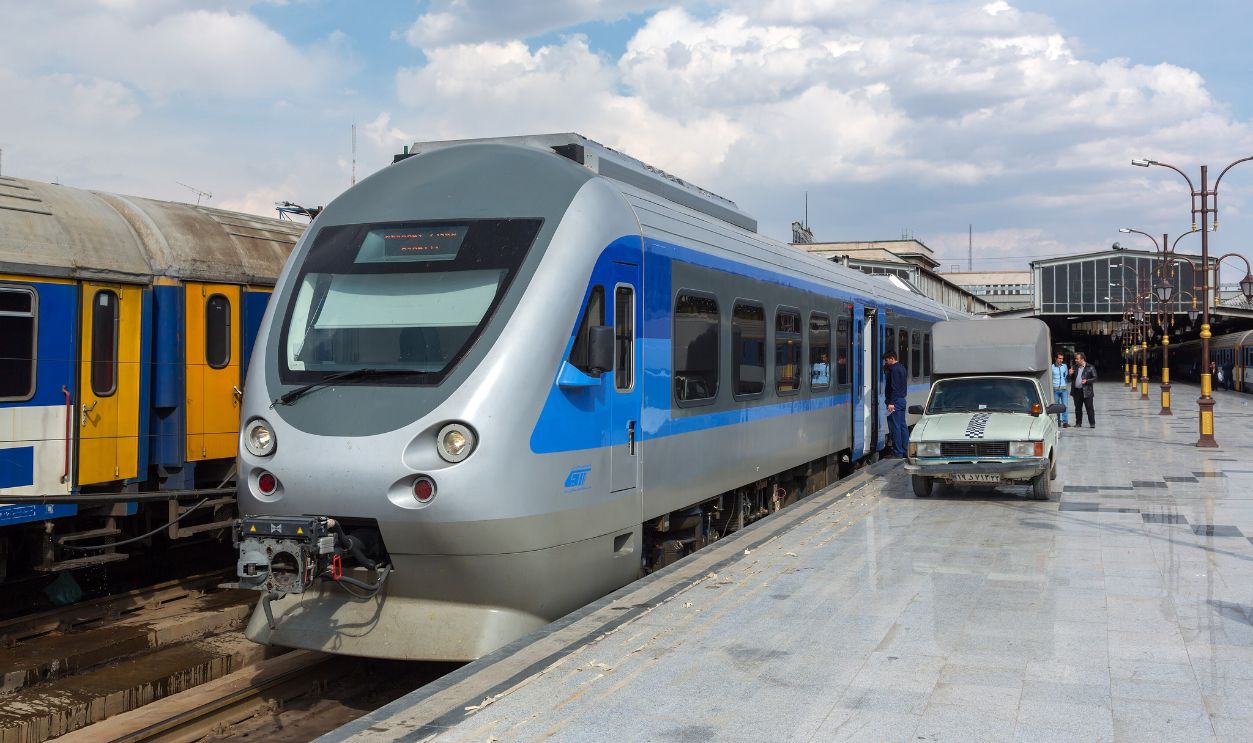 Eram Railbus of the Islamic Republic of Iran Railways at Tehran, Iran