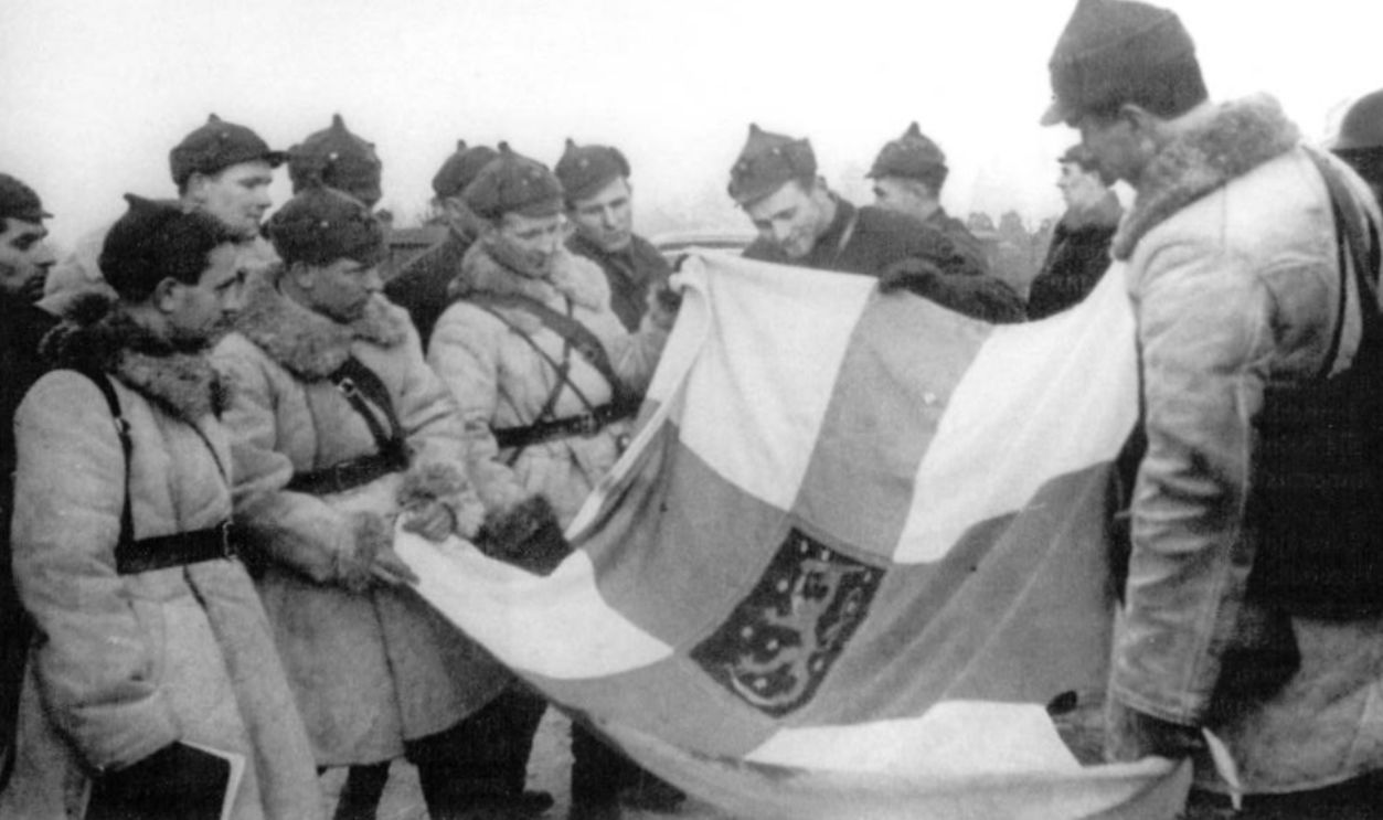 Red Army Finnish flag Winter War