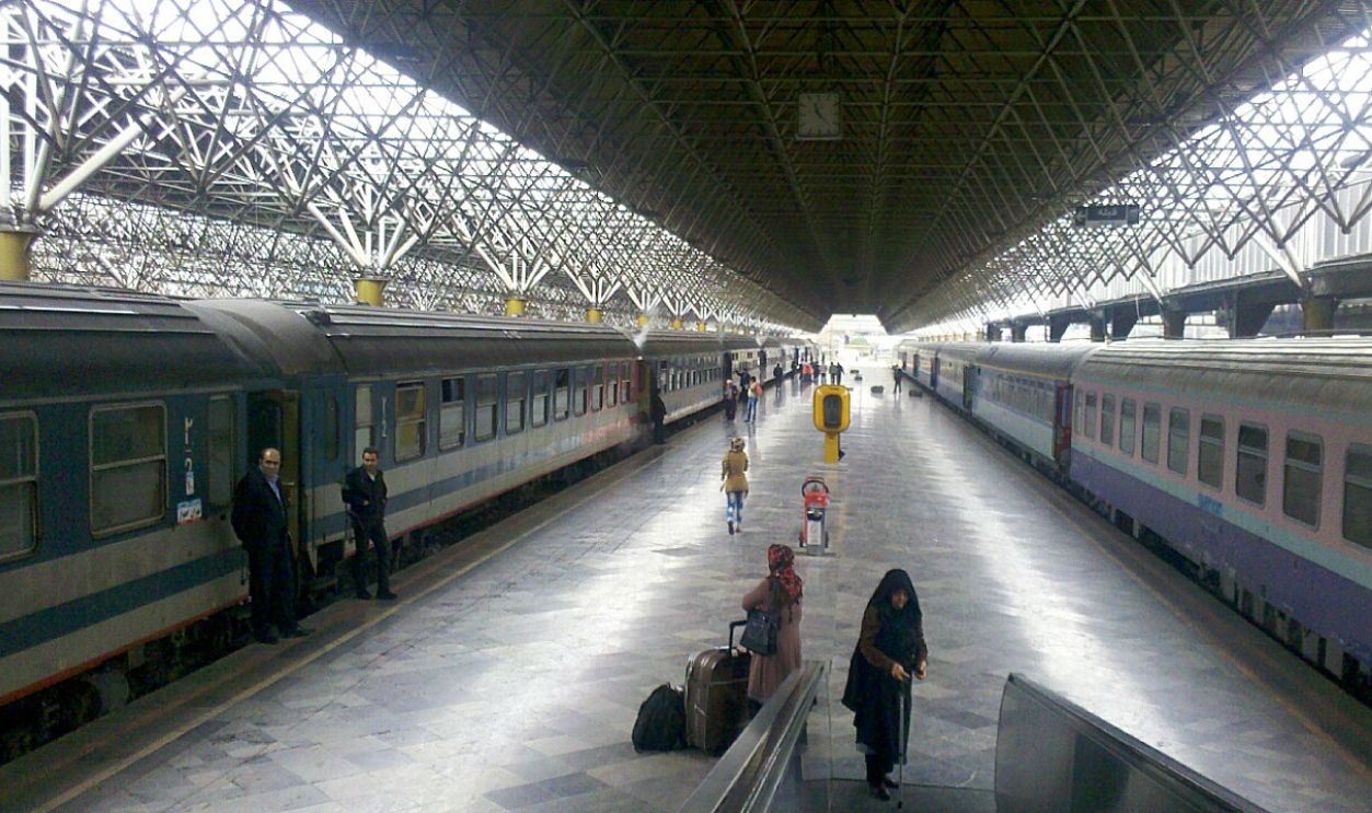 Tehran's railway station.
