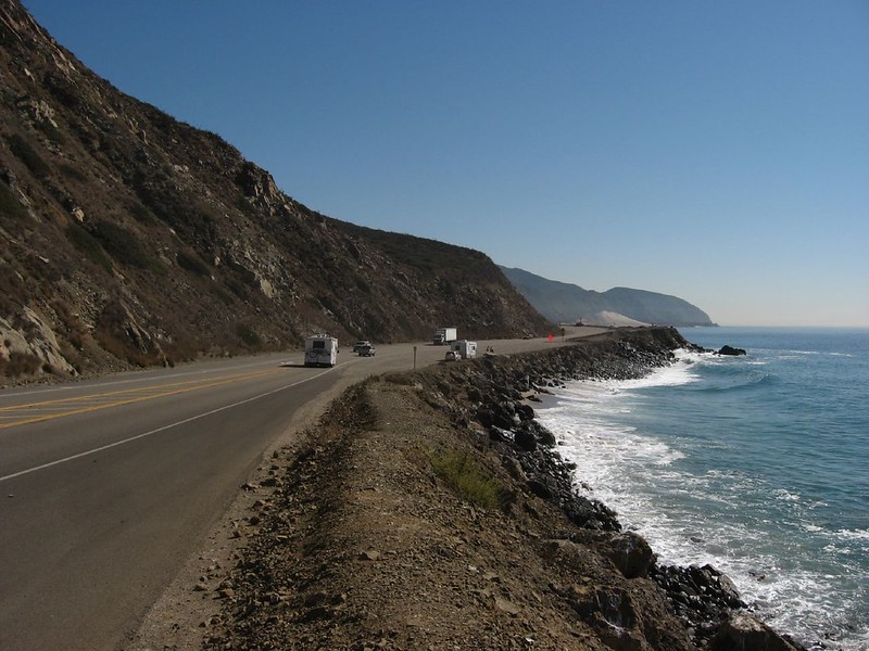 Pacific Coast Highway in Santa Monica Mountains National Recreation Area