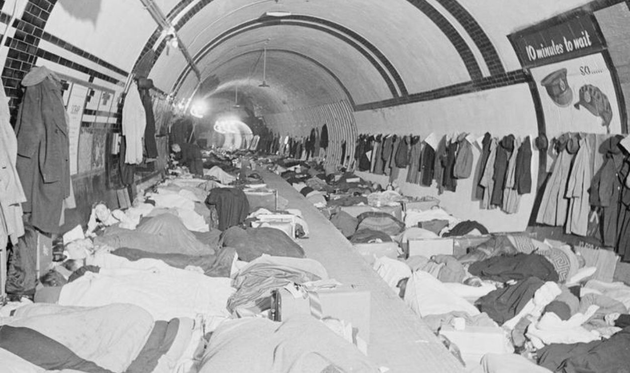 London Underground As Air Raid Shelter