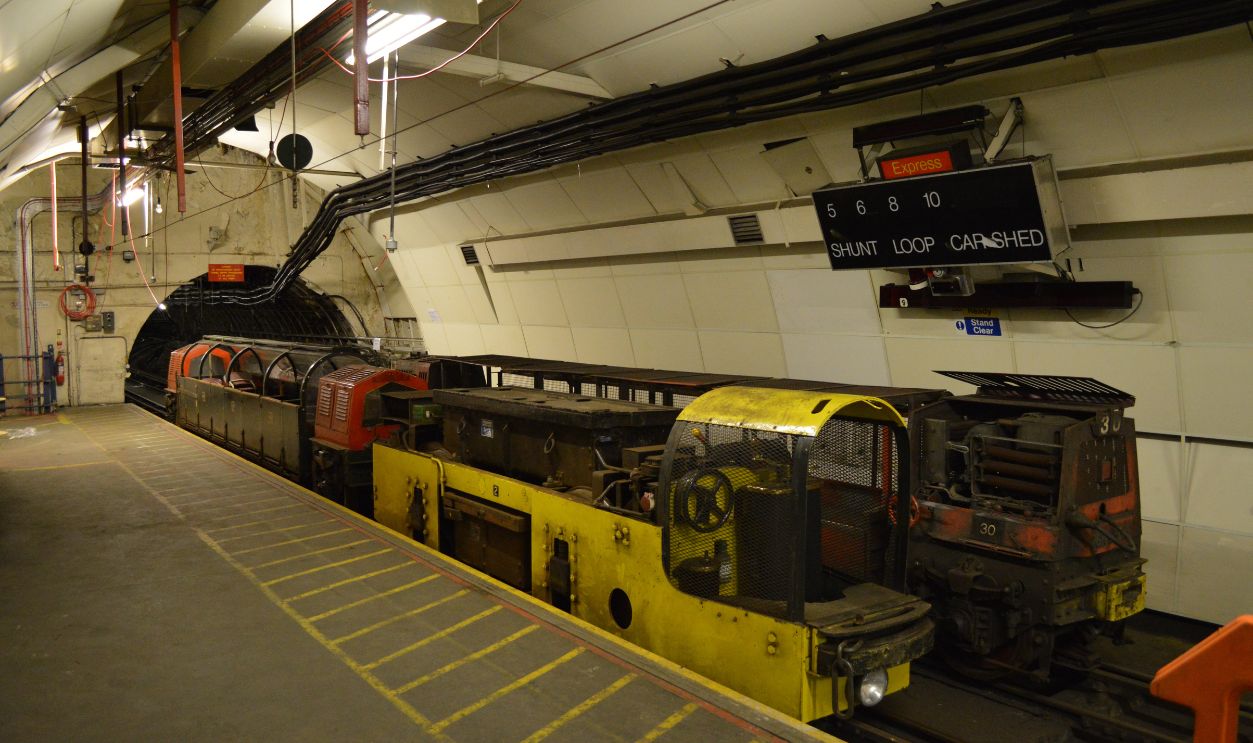 Mail Rail trains London