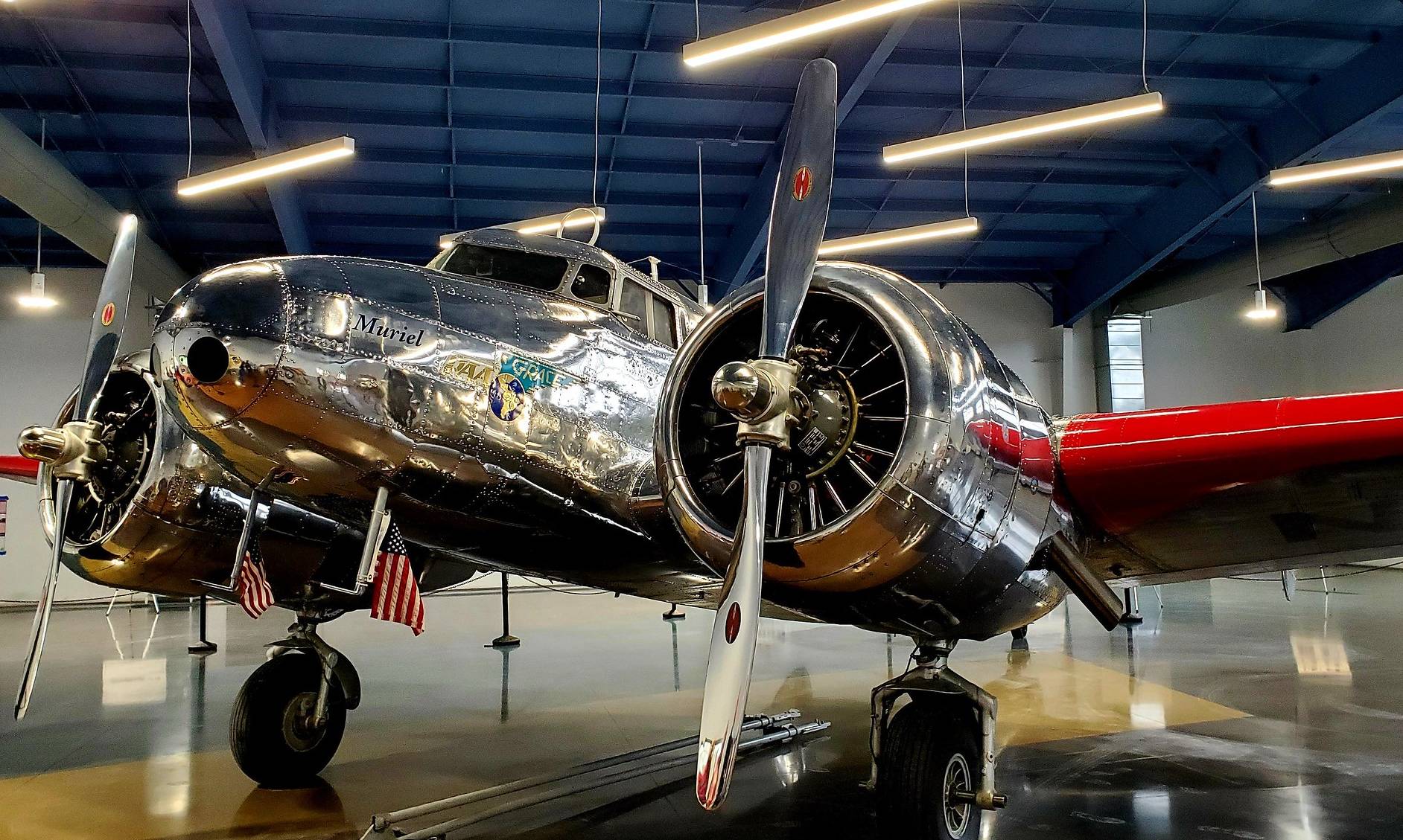 Lockheed Electra at Amelia Earhart Hangar Museum