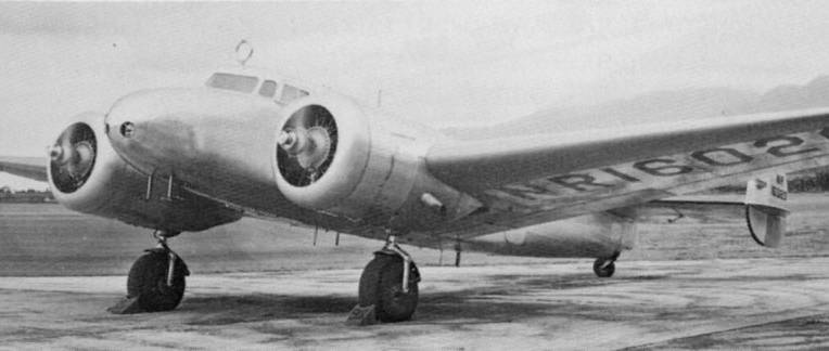 Amelia Earhart's plane Electra