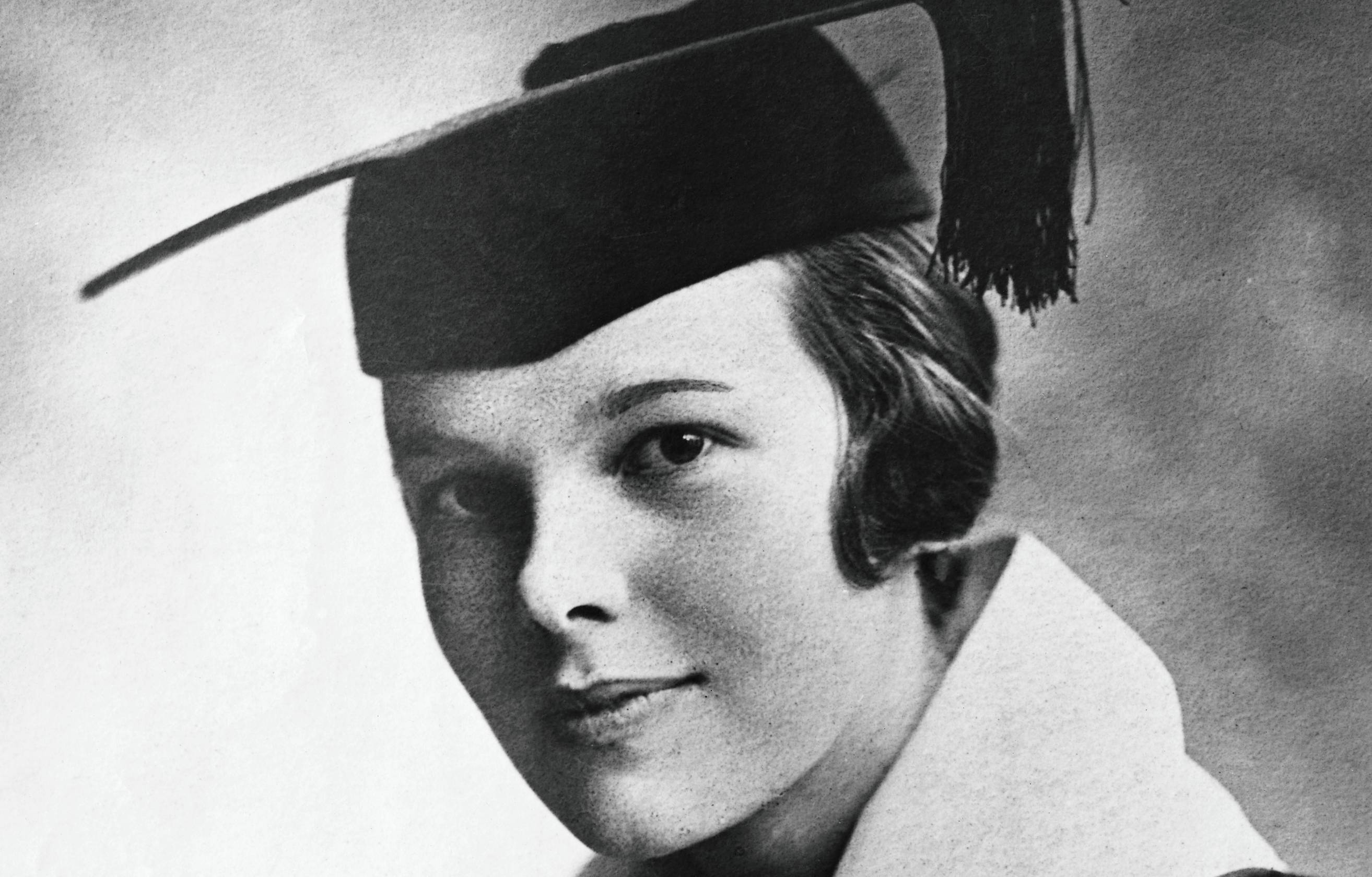 Amelia Earhart Graduation Photo from a prep school