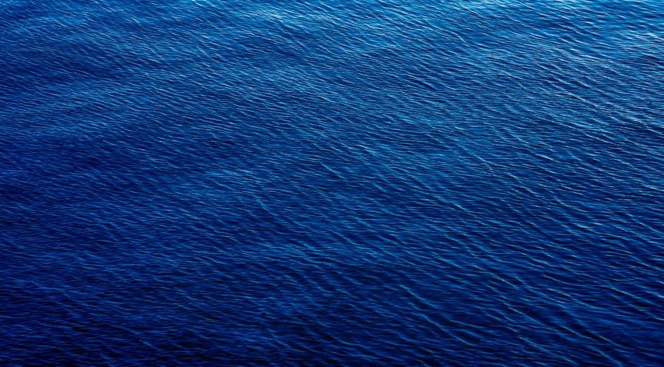 Deep blue ocean