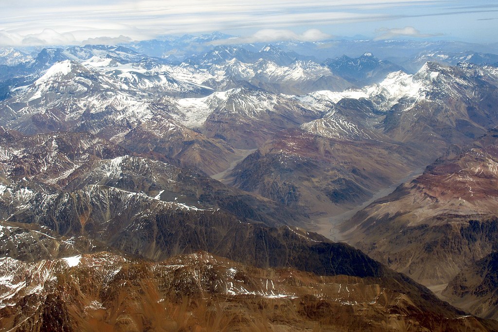 Landscape Photo of the Mount Tupungato in the Argentine Andes