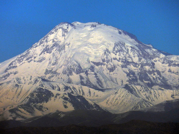 Tupungato volcano seen from Luján de Cuyo in Mendoza Province