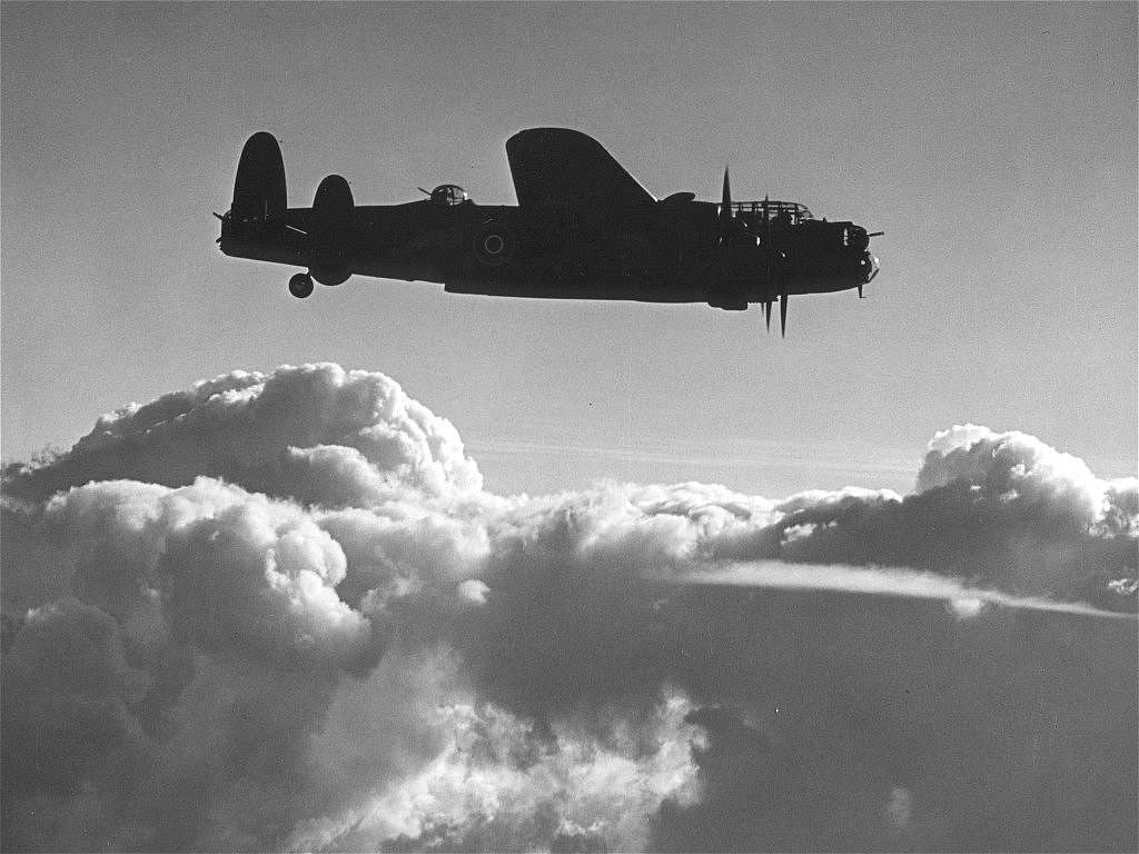 Grayscale Photo of Avro 691 Lancastrian 3 passenger and mail transport aircraft