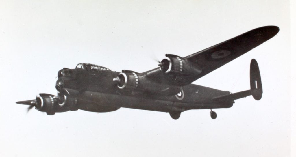 Grayscale Photo of Avro 691 Lancastrian 3 passenger and mail transport aircraft
