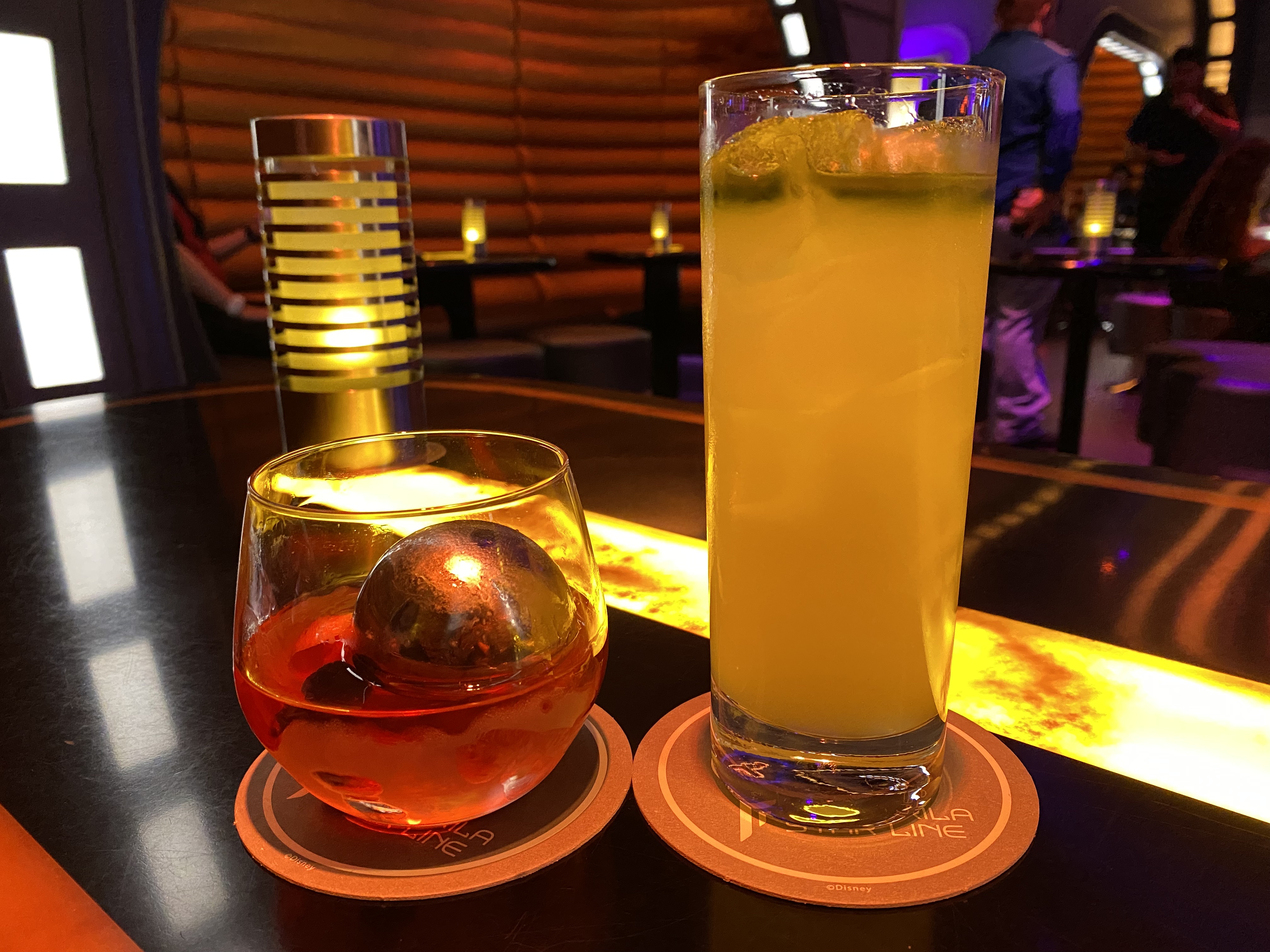 Pod Chaser (Old Fashioned) Sublight Lounge on the Star Wars: Galactic Starcruiser at Walt Disney World Resort.