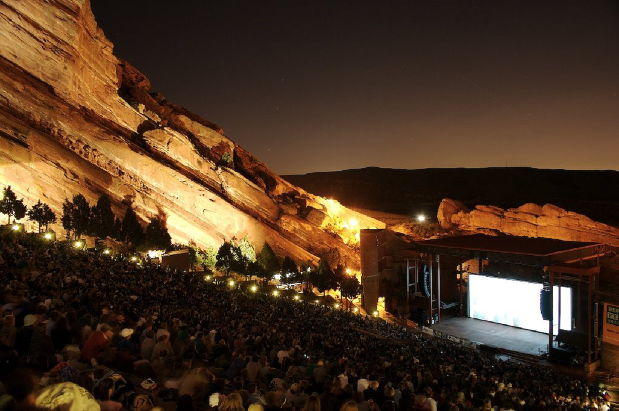 Red Rocks concert at Denver