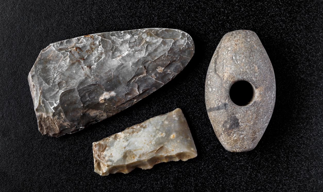 Prehistoric stone axe