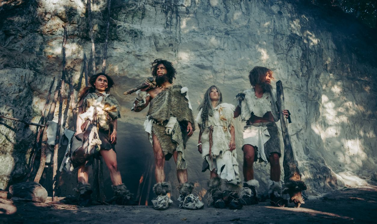 A group of Neanderthals