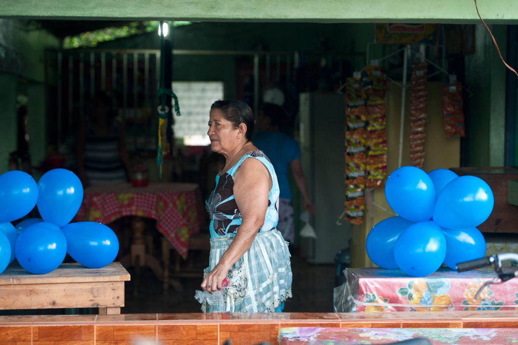 Maria Julia Alvarenga, mother of castaway Jose Salvador Alvarenga