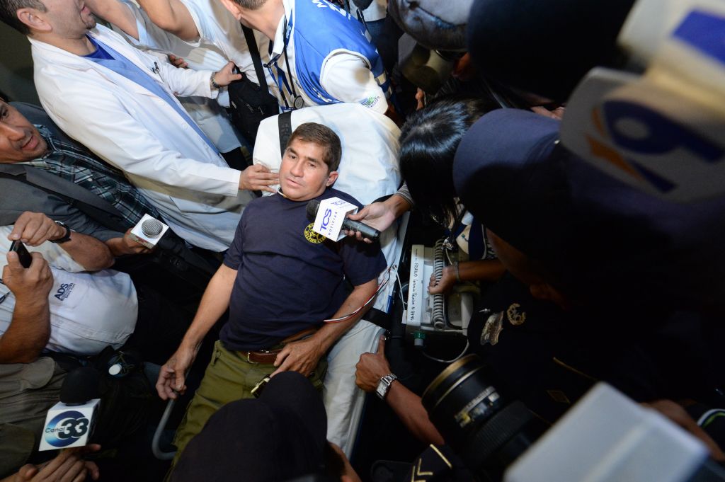 Salvadorean castaway Jose Salvador Alvarenga