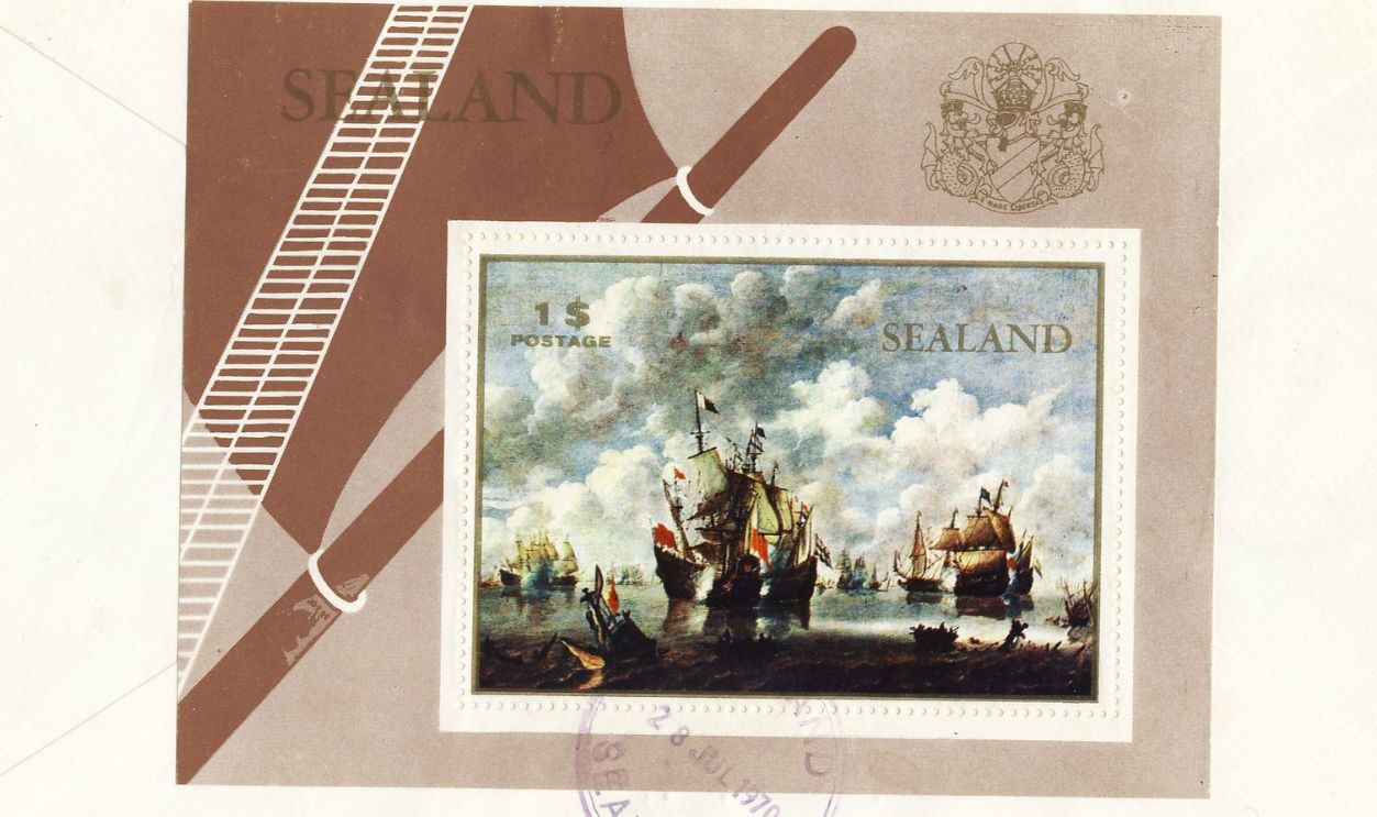 Sealand Stamps Envelope 2