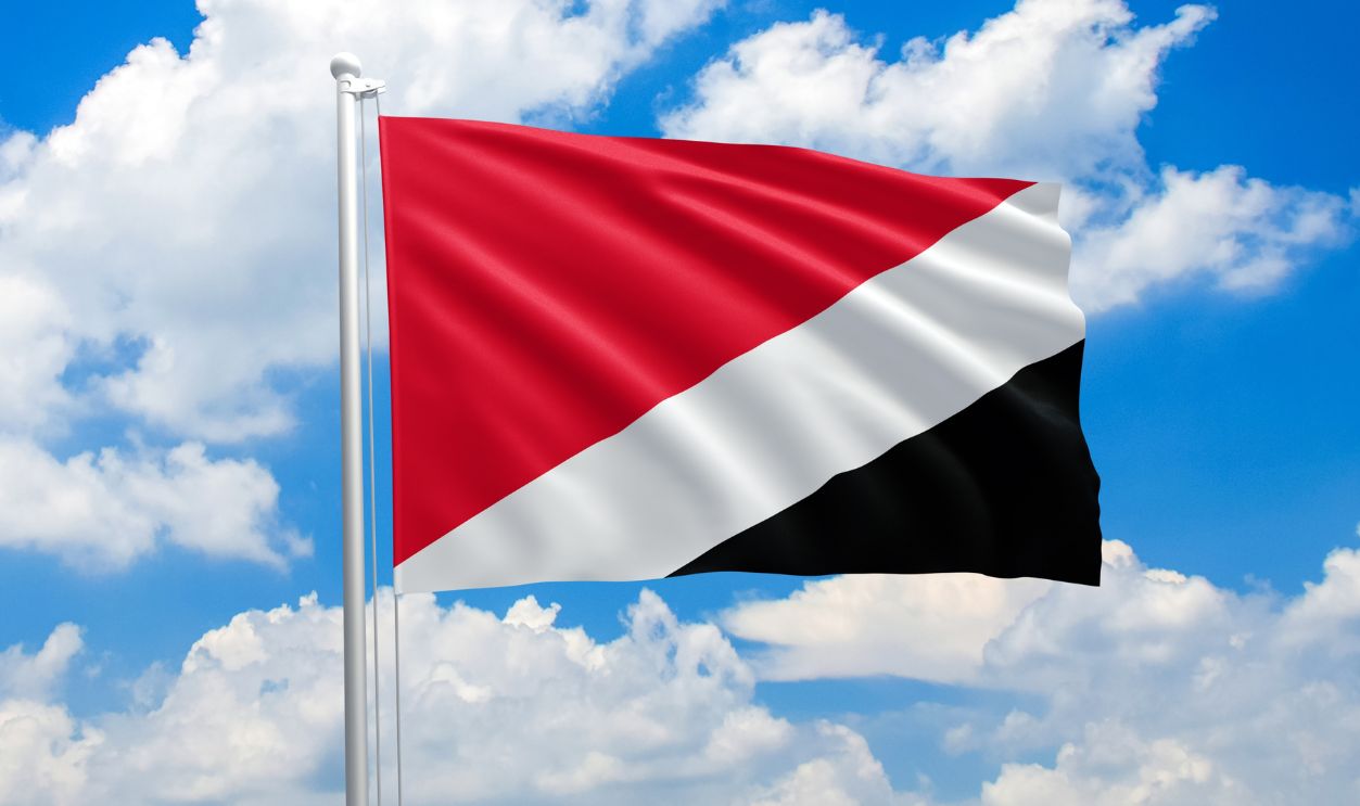 Sealand national flag waving